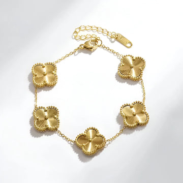 Gold Clover Bracelet