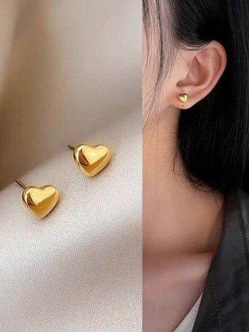 Heart Ear Studs