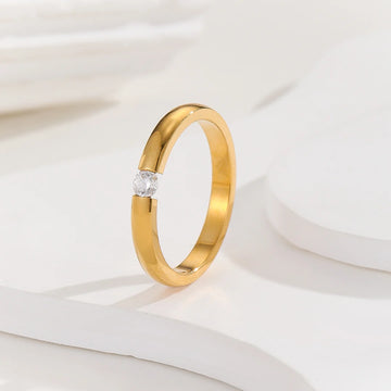 Cut Stone Ring