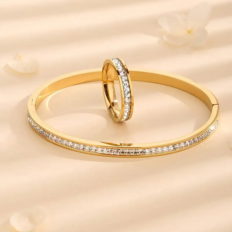 2pcs Stardust Handcuff and Ring Combo