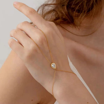 Drop Stone Handchain
