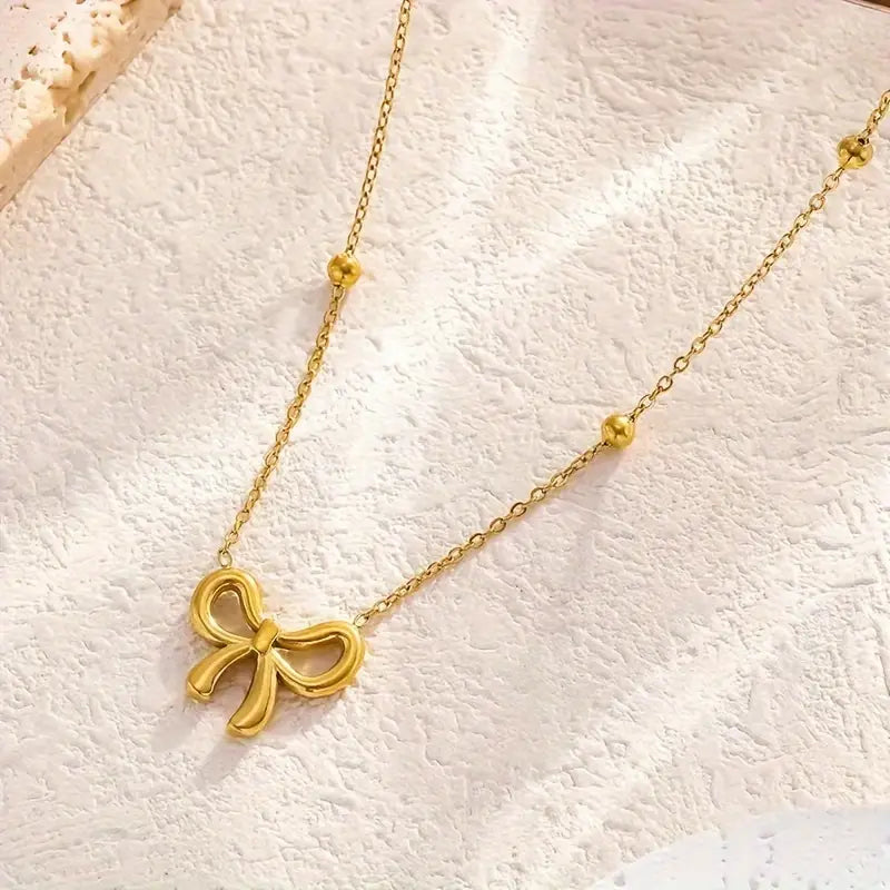 Bow Necklace