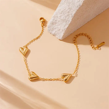3 Heart Bracelet