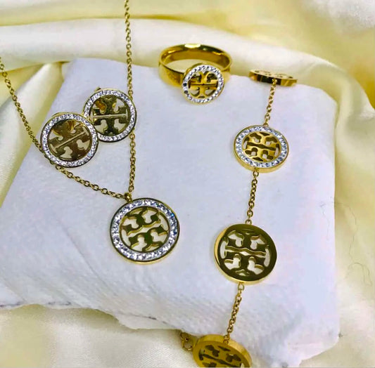 5Pcs Tory Burch Jewellery Set