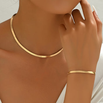 Snake Chain and Snake Bracelet Combo