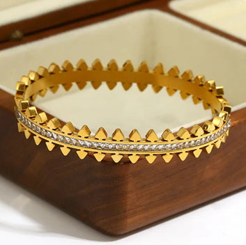 Spikey Cones Cuff Bracelet