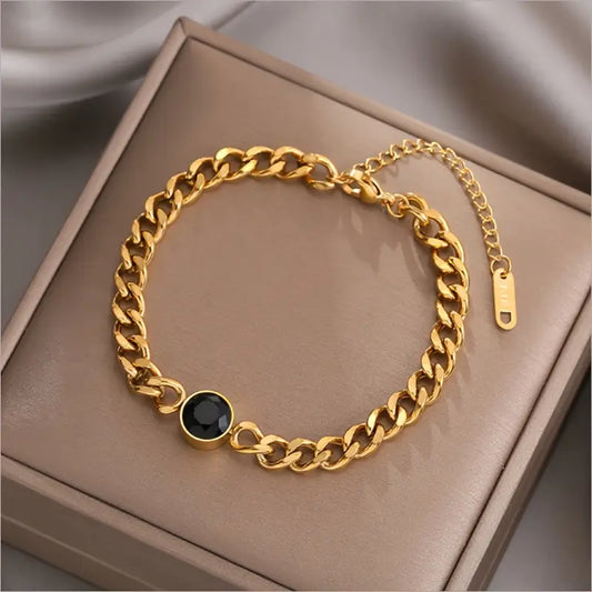 Black Stone Bracelet