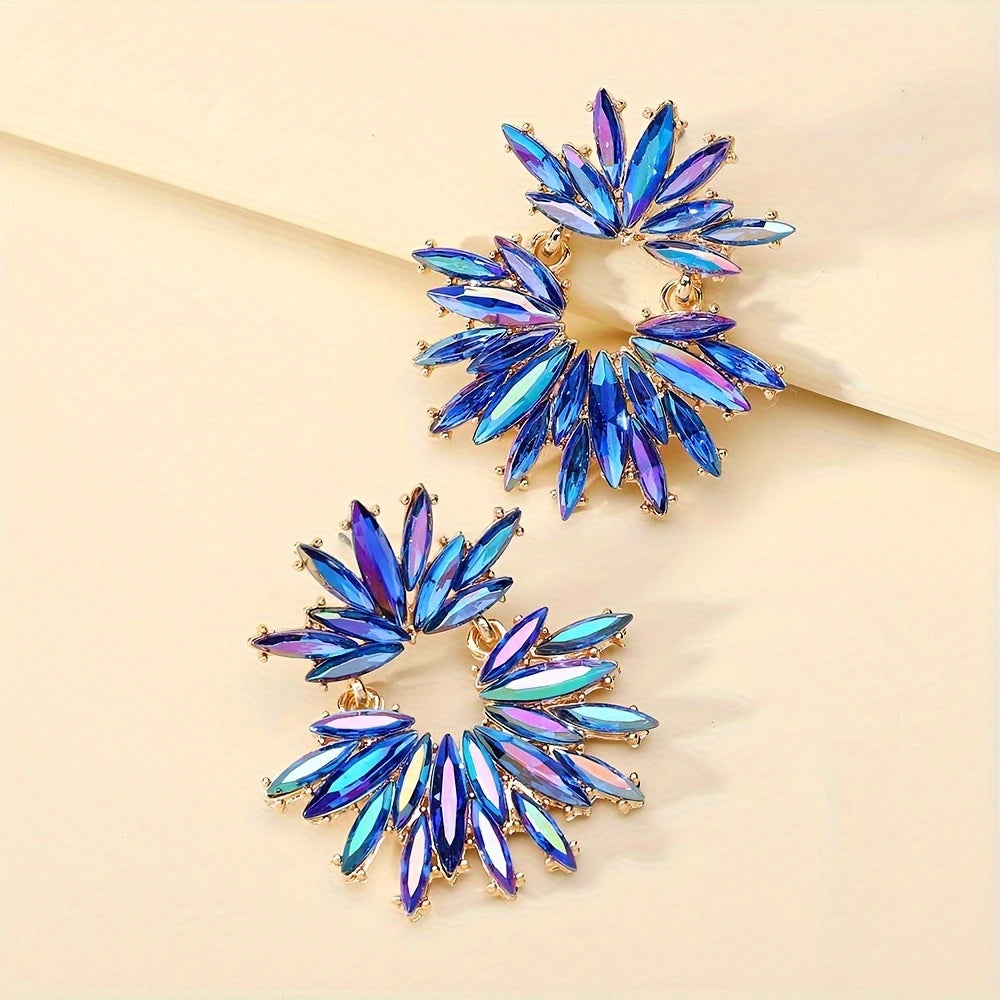 Sparkling Rhinestone Earrings