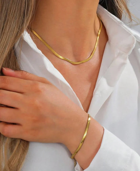 Snake Chain and Snake Bracelet Combo