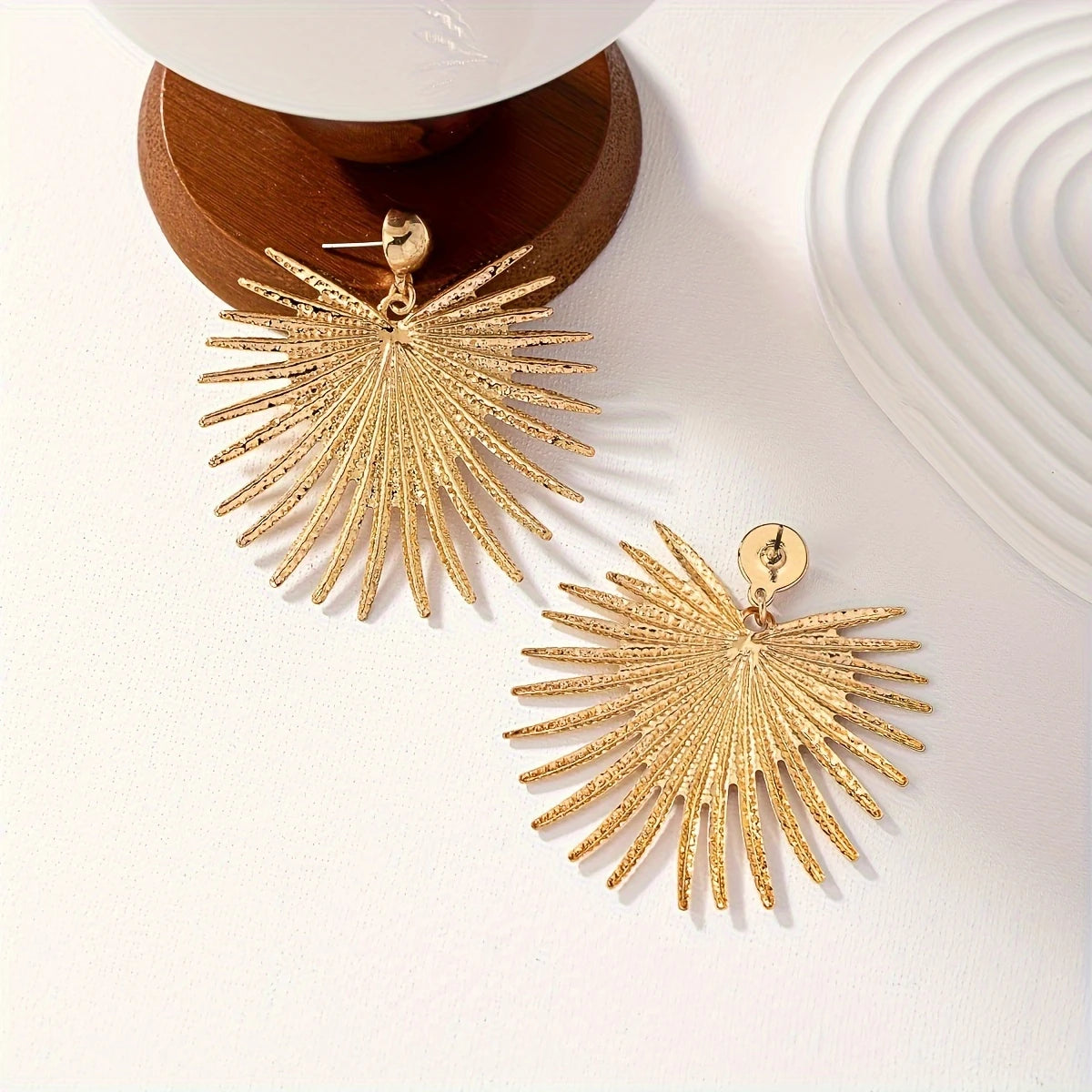 Golden Leaf Earrings
