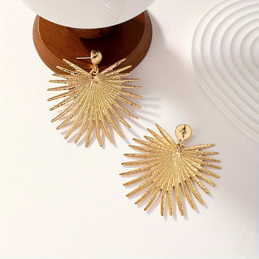 Golden Leaf Earrings