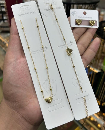 4 Piece Heart Set