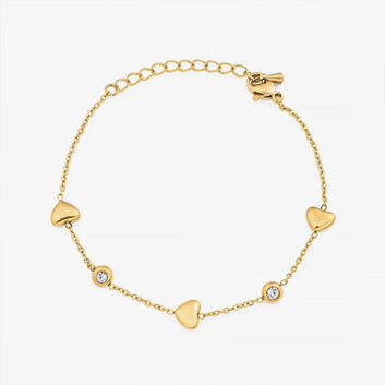 Heart Sparkle Anklet