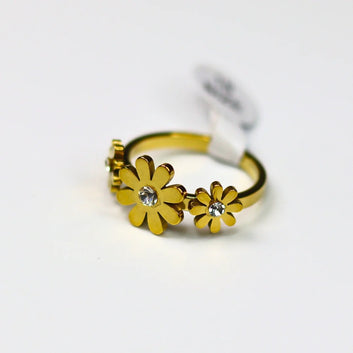 Flower Stone Ring