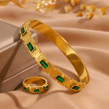 Turkish Bangle and Ring Set