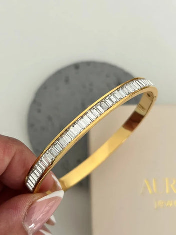 Baguette Crystal Bangle