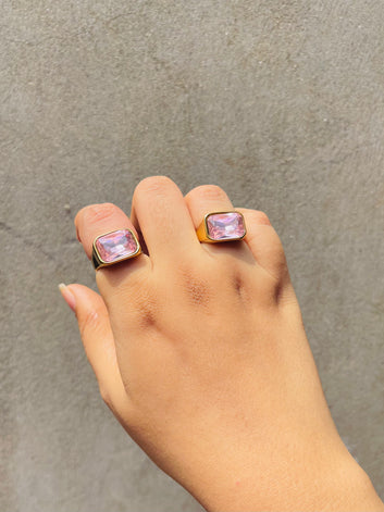 Pink Stone Ring