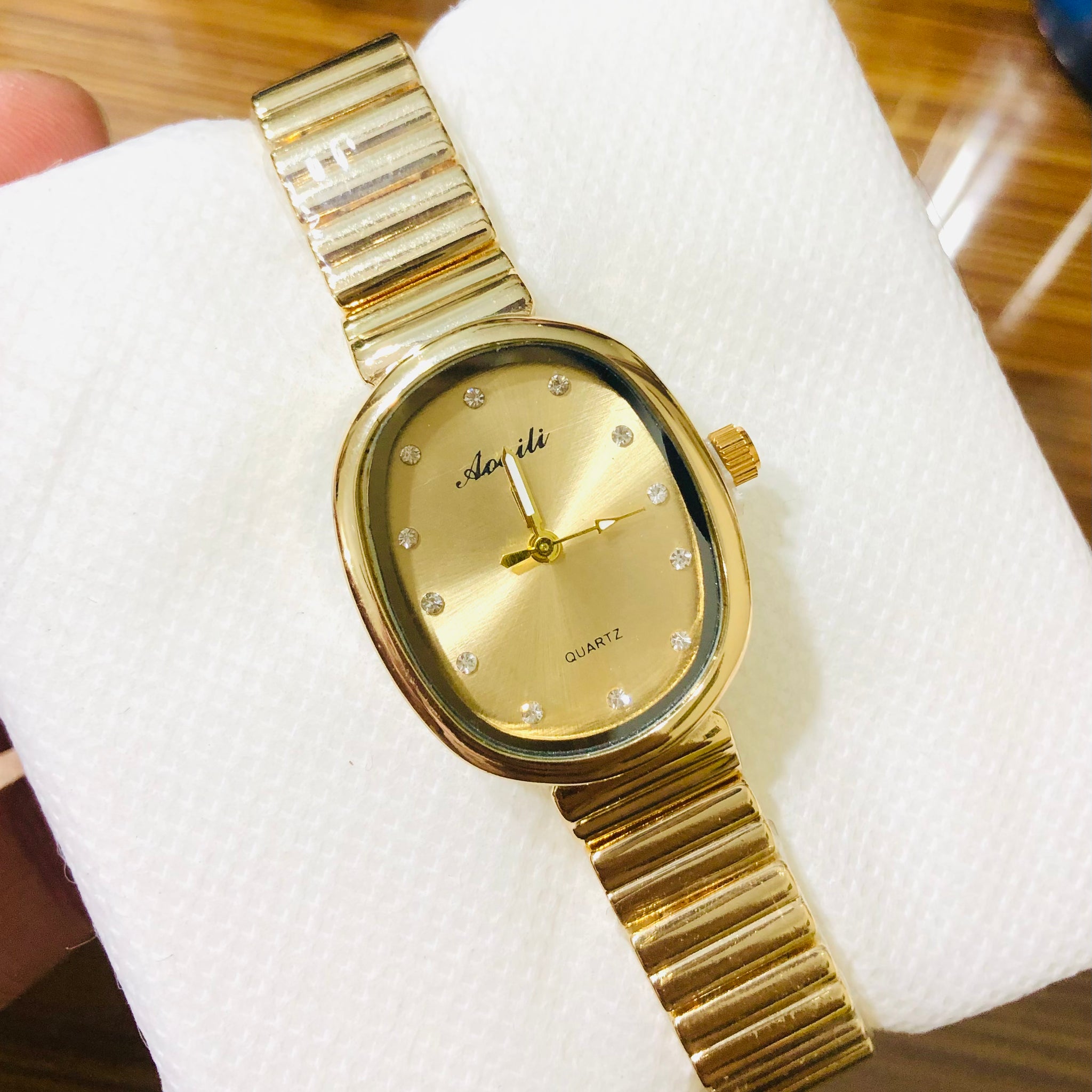 MZW127 Stainless Steel Watch Gold - Gold Dial