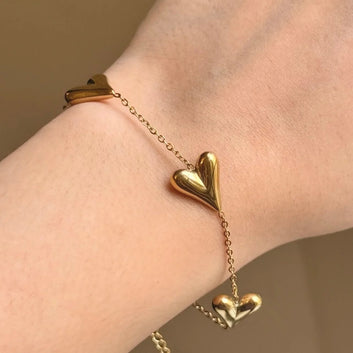 Three Hearts Bracelet