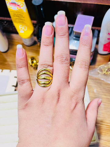 Adjustable Lotus Ring