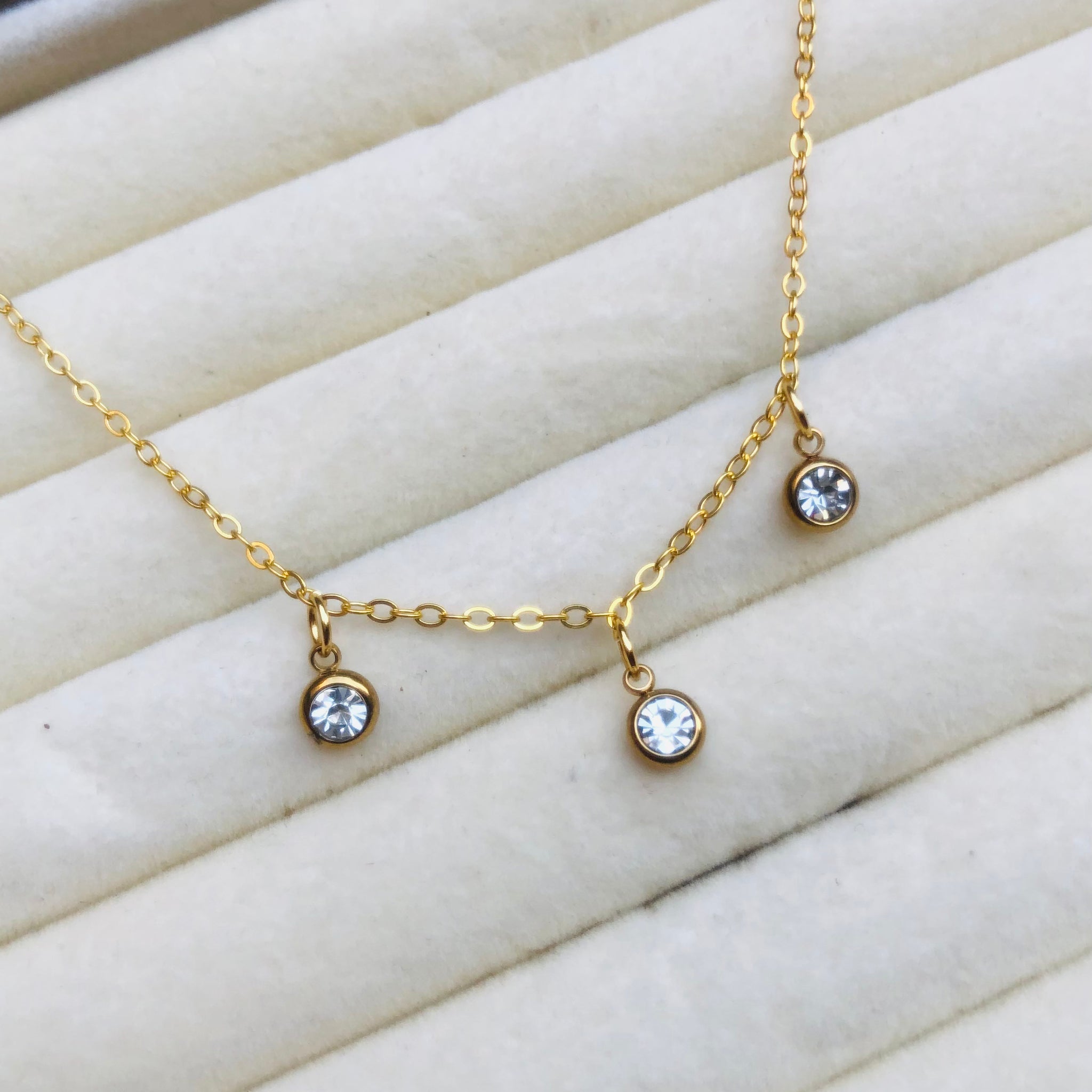 3 Stone Necklace