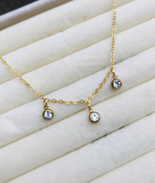3 Stone Necklace