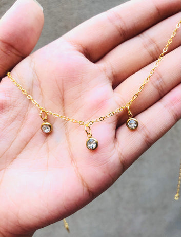 3 Stone Necklace