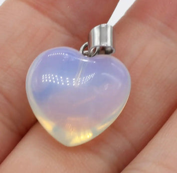 Opal Heart Necklace