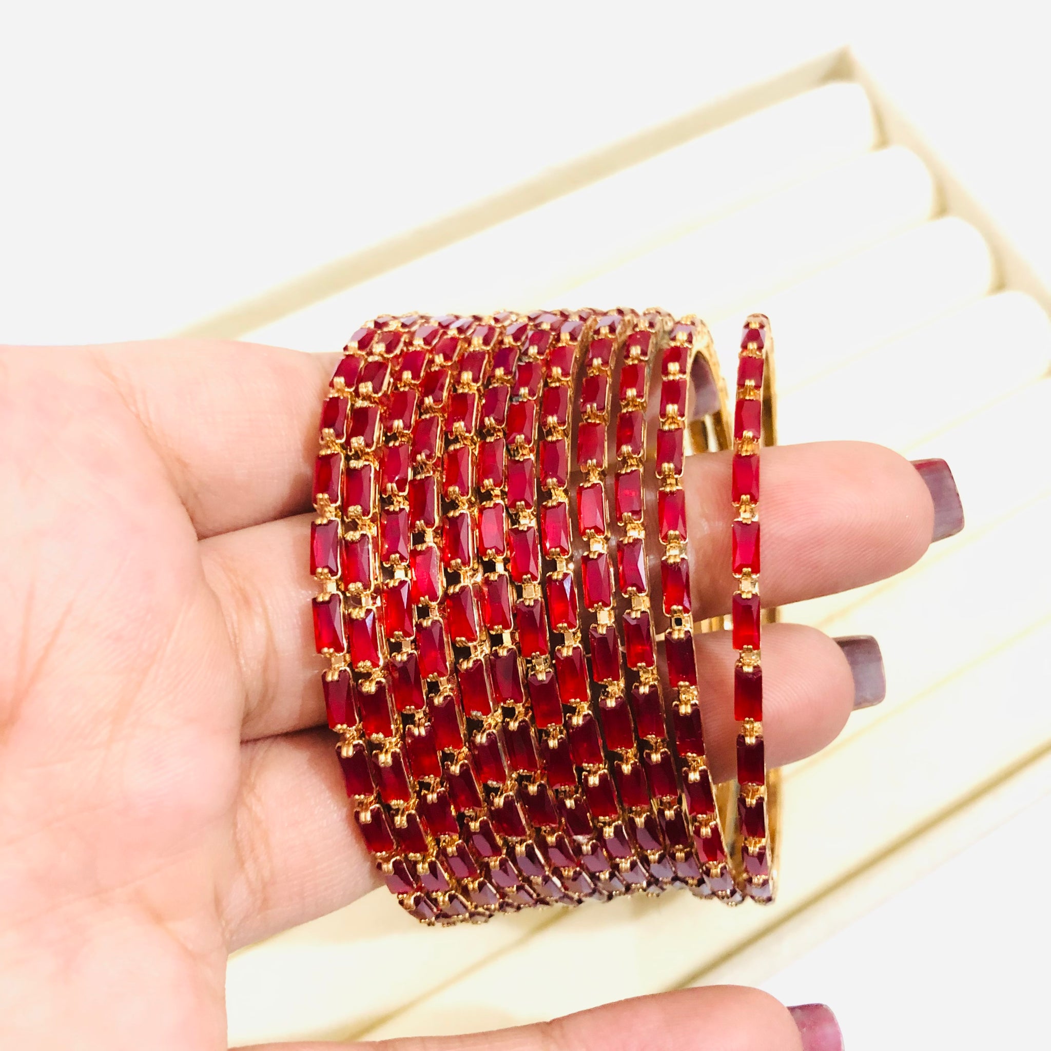 Maroon Bangles