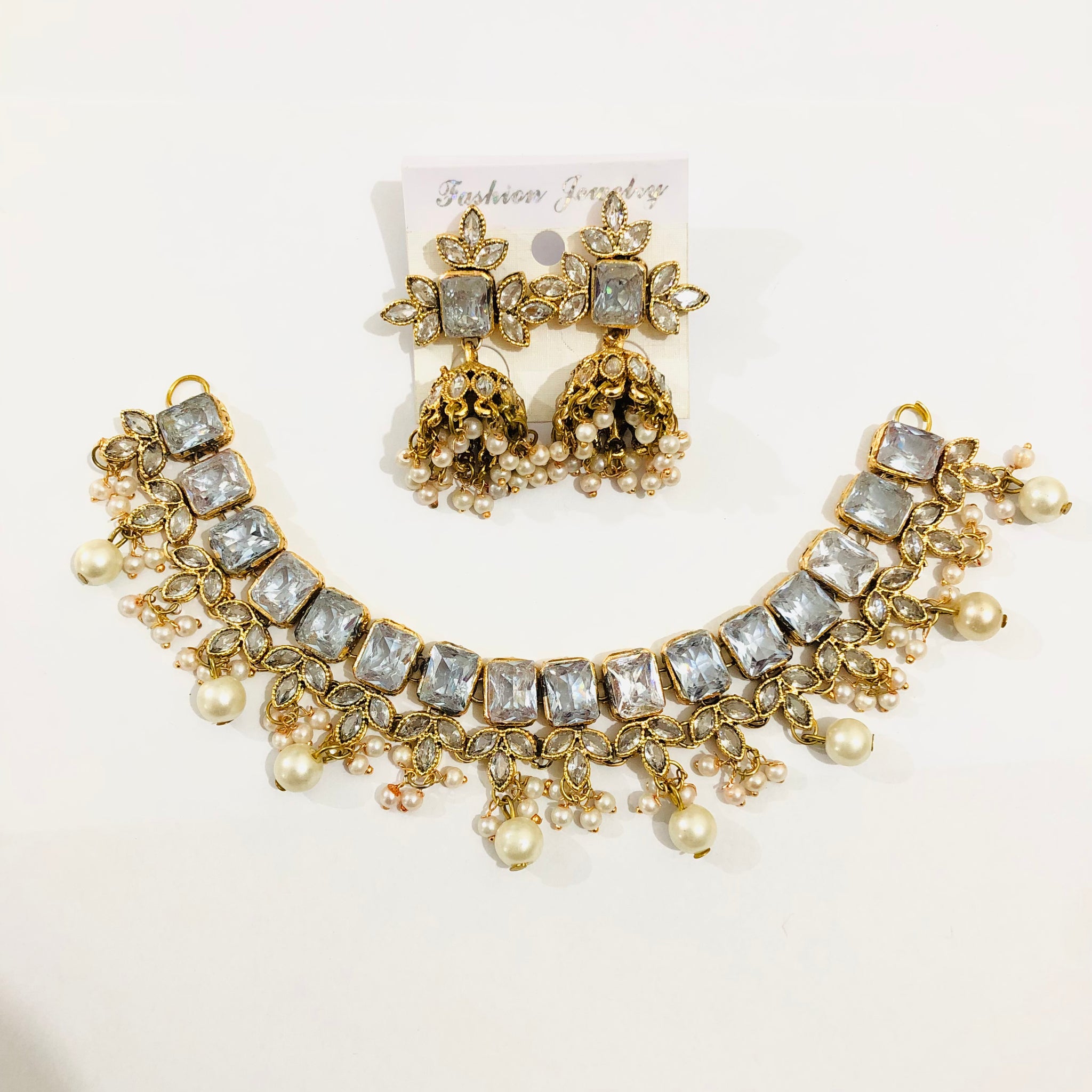 White Pearl Jewellery Set
