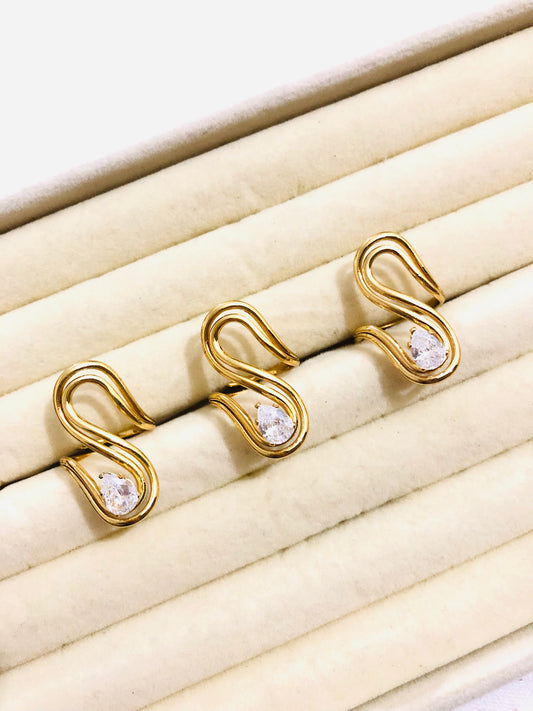 Drop Stone Adjustable Ring