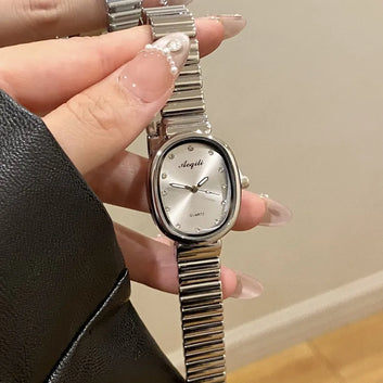 MZW126 Stainless Steel Watch Silver- Silver Dial