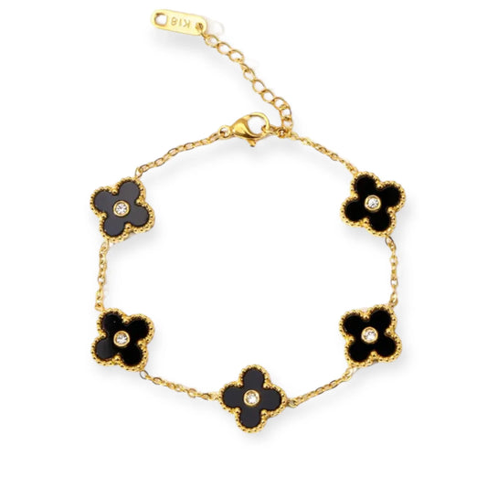 Black Clover Stone Bracelet