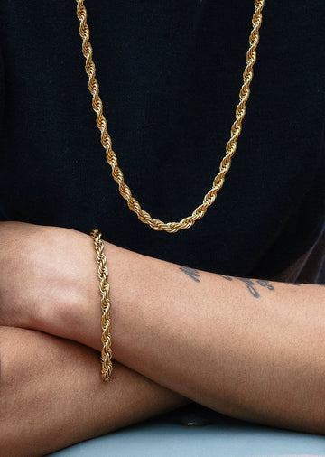 2 Pcs Milas Chain and Bracelet Combo
