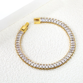 Stainless Steel Tennis Bracelet