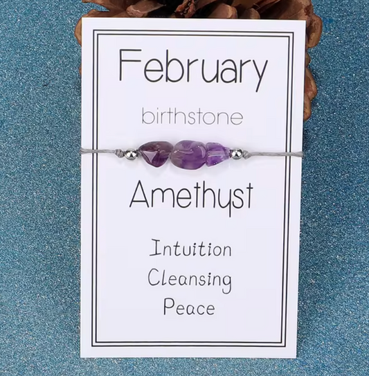 February Birthstone Bracelet