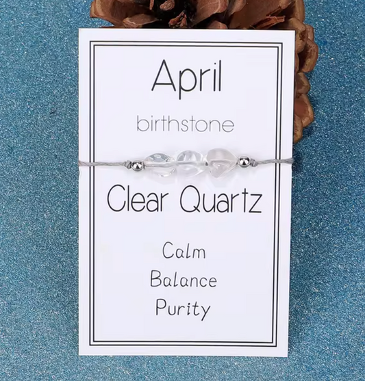 April Birthstone Bracelet