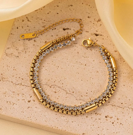 Sparkle Double Layer Bracelet