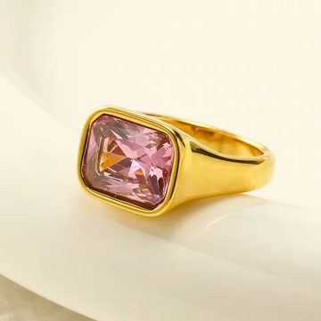 Pink Stone Ring