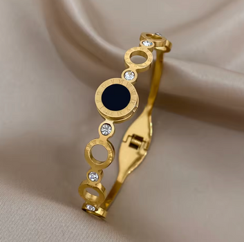 Black Roman Number Handcuff