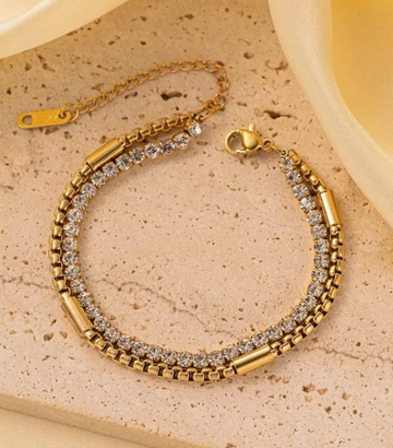 Sparkle Double Layer Bracelet
