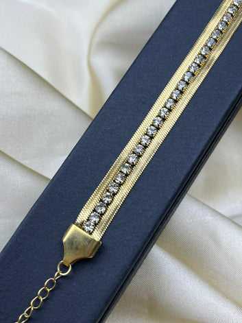 Triple Layer Stone Bracelet