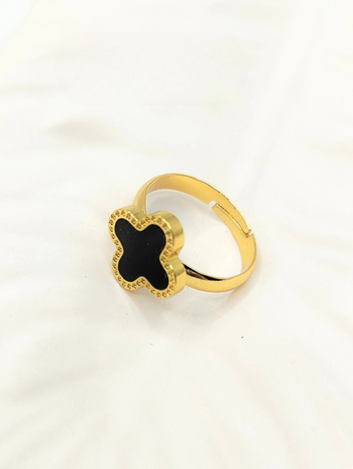 Black Clover Adjustable Ring