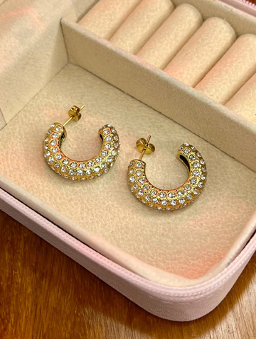Zircon Ear Hoops