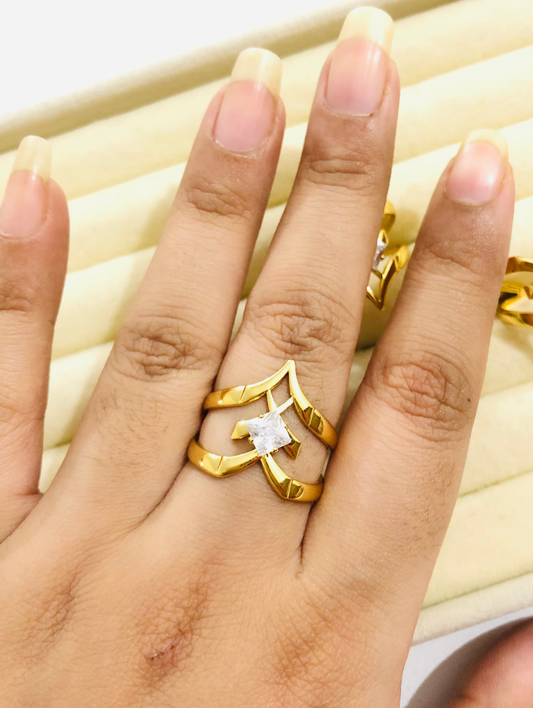 Crown Stone Ring