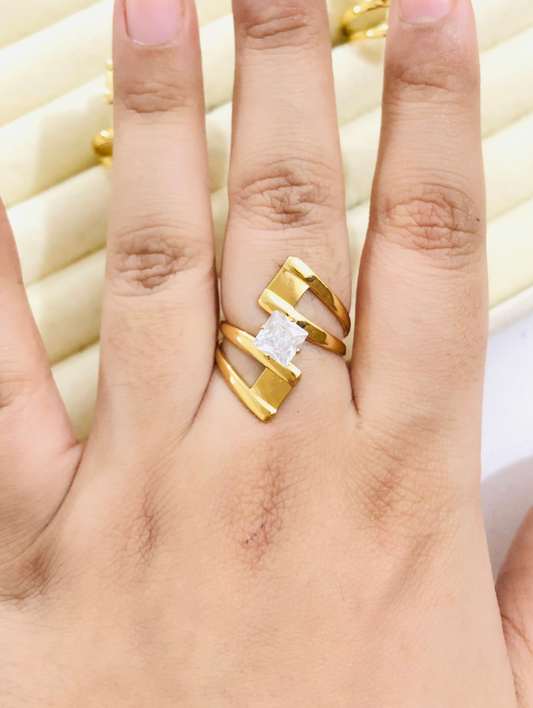 Monochrome Adjustable Ring