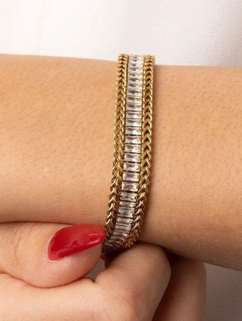 Zircon Chain Bracelet