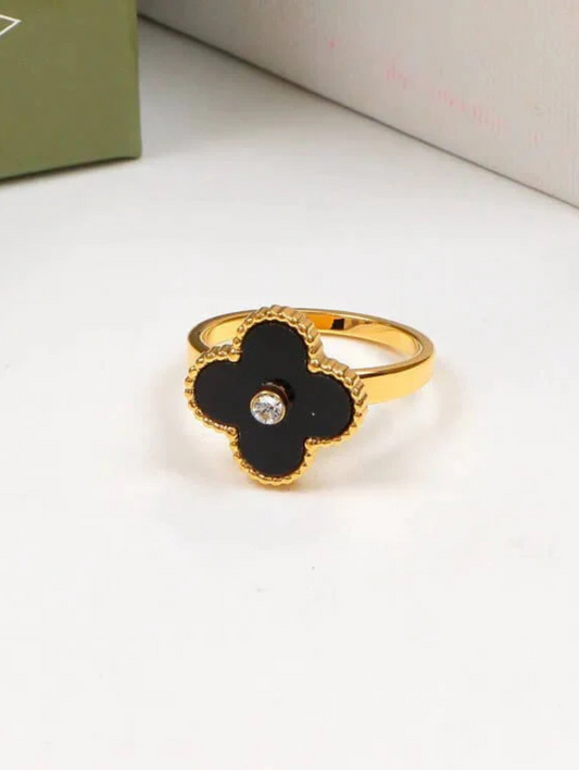 Black Clover Stone Ring