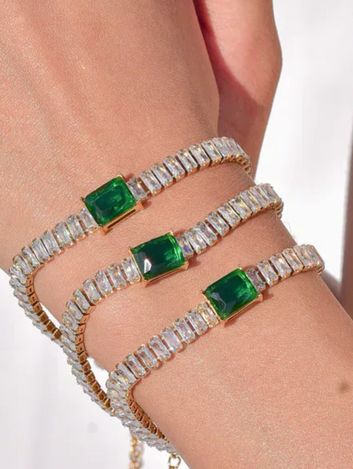 Emerald Tennis Bracelet
