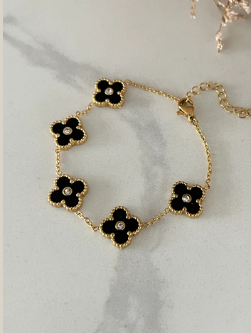 Black Clover Stone Bracelet